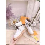 Louis Vuitton LV Women Pillow Comfort Ankle Boot White Nylon Down Interior - immagine 7