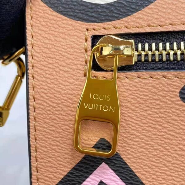 Louis Vuitton LV Women Pochette Métis Handbag Arizona Beige Monogram Coated Canvas Cowhide (9)