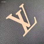 Louis Vuitton LV Women Speedy Bandoulière 25 Handbag Black Beige Embossed Grained Cowhide – Image 7