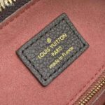 Louis Vuitton LV Women Speedy Bandoulière 25 Handbag Black Beige Embossed Grained Cowhide – Image 10