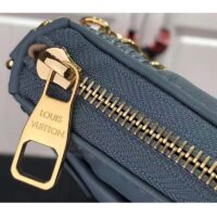 Louis Vuitton LV Women Troca PM Glacier Blue Damier Quilt Lambskin Calfskin (7)