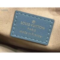 Louis Vuitton LV Women Troca PM Glacier Blue Damier Quilt Lambskin Calfskin (7)