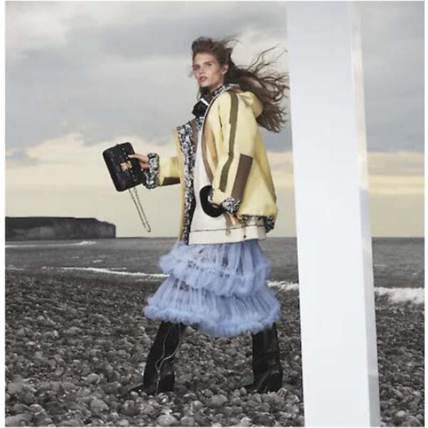 Louis Vuitton LV Women Troca PM Handbag Glacier Black Damier Quilt Lambskin (5)