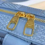 Louis Vuitton LV Women Troca PM Handbag Glacier Blue Damier Quilt Lambskin - Image 11