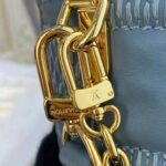 Louis Vuitton LV Women Troca PM Handbag Glacier Blue Damier Quilt Lambskin - Image 14