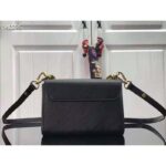 Louis Vuitton LV Women Twist MM Handbag Black Epi Grained Leather – Image 3