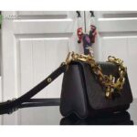 Louis Vuitton LV Women Twist MM Handbag Black Epi Grained Leather – Image 2