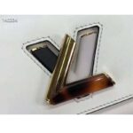 Louis Vuitton LV Women Twist MM Handbag White Epi Smooth Grained Leather – Image 6