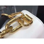Louis Vuitton LV Women Twist MM Handbag White Epi Smooth Grained Leather – Image 7