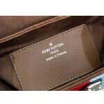 Louis Vuitton LV Women Twist PM Handbag Red Embroidered Canvas Calf Leather – Bild 9