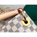 Louis Vuitton Unisex Artsy MM Damier Azur Coated Canvas Natural Cowhide Leather – Bild 9