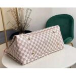 Louis Vuitton Unisex Artsy MM Damier Azur Coated Canvas Natural Cowhide Leather – Bild 3