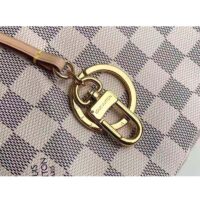 Louis Vuitton Unisex Artsy MM Damier Azur Coated Canvas Natural Cowhide Leather