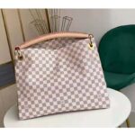 Louis Vuitton Unisex Artsy MM Damier Azur Coated Canvas Natural Cowhide Leather – Bild 5