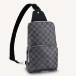 Louis Vuitton Unisex Avenue Sling Bag Enduit Damier Graphique Toile Doublure Textile