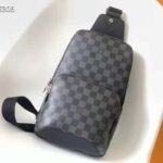 Louis Vuitton Unisex Avenue Sling Bag Coated Damier Graphique Canvas Textile Lining – Image 2
