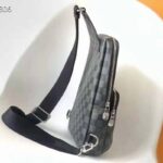 Louis Vuitton Unisex Avenue Sling Bag Coated Damier Graphique Canvas Textile Lining – Image 4