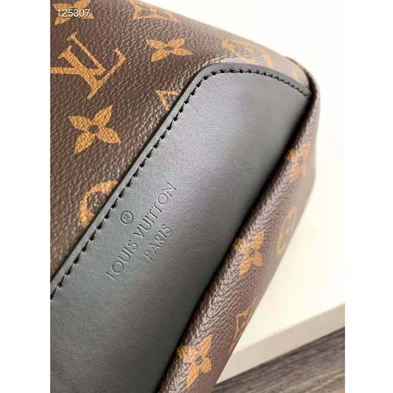 Louis Vuitton Avenue Sling Bag Monogram Macassar Brown in Coated Canvas  with Black-tone - US