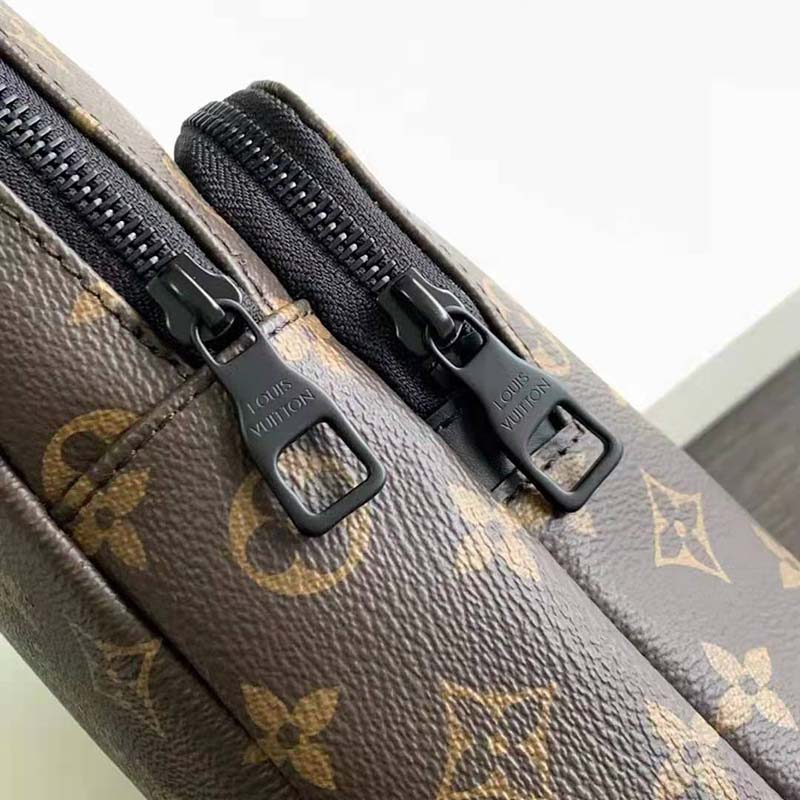 LOUIS VUITTON Monogram Macassar Avenue Sling Bag NM 1241661