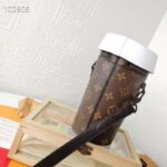 Louis Vuitton Unisex Coffee Cup Pouch Vintage Monogram Coated Canvas Cowhide Leather - immagine 6