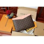 Louis Vuitton Unisex Daily Pouch Brown Monogram Coated Canvas and Cowhide Leather - Imagen 4