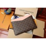 Louis Vuitton Unisex Daily Pouch Brown Monogram Coated Canvas and Cowhide Leather - Imagen 5