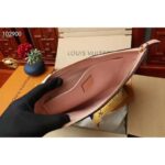 Louis Vuitton Unisex Daily Pouch Brown Monogram Coated Canvas and Cowhide Leather - Imagen 7