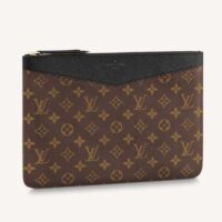 Louis Vuitton Unisex Daily Pouch Monogram Coated Canvas and Cowhide Leather