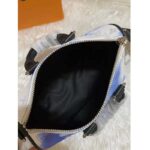 Louis Vuitton Unisex Keepall XS Monogram Watercolor Blue Coated Canvas Cowhide Leather - immagine 7