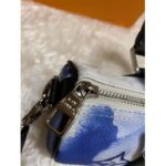 Louis Vuitton Unisex Keepall XS Monogram Watercolor Blue Coated Canvas Cowhide Leather - immagine 8