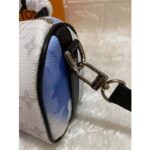 Louis Vuitton Unisex Keepall XS Monogram Watercolor Blue Coated Canvas Cowhide Leather - immagine 9