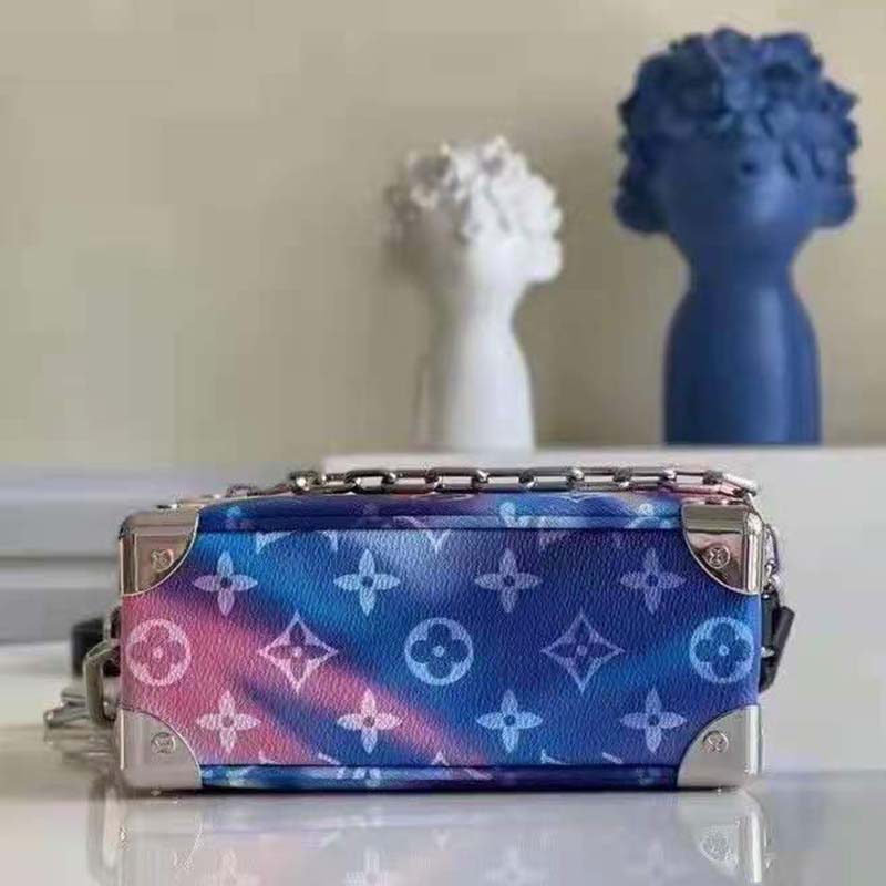 Louis Vuitton Mini Soft Trunk Abyss Blue autres Toiles Monogram