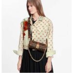 Louis Vuitton Unisex Papillon Trunk Handbag Monogram Coated Canvas Cowhide Leather - Bild 11