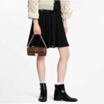 Louis Vuitton Unisex Papillon Trunk Handbag Monogram Coated Canvas Cowhide Leather - Bild 13