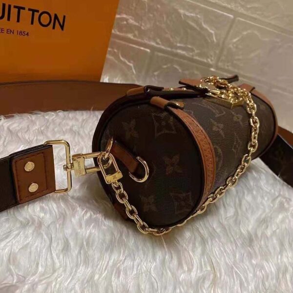 Louis Vuitton Unisex Papillon Trunk Handbag Monogram Coated Canvas Cowhide Leather (2)