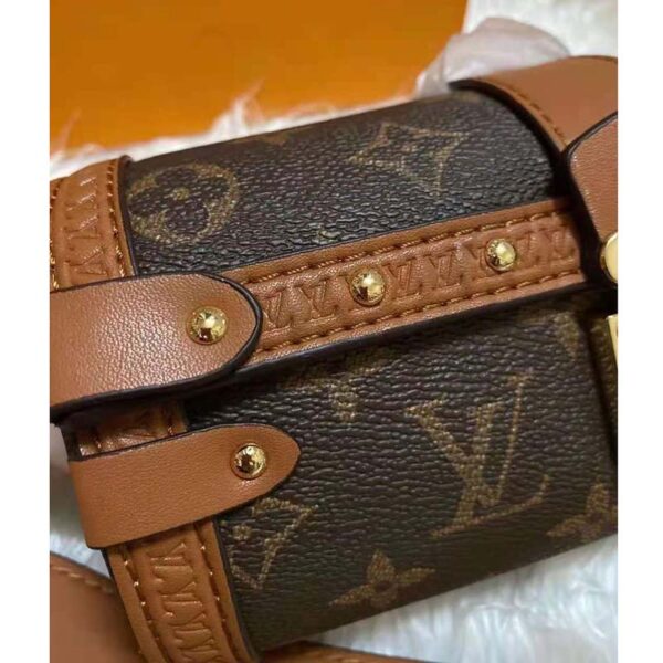 Louis Vuitton Unisex Papillon Trunk Handbag Monogram Coated Canvas Cowhide Leather (4)