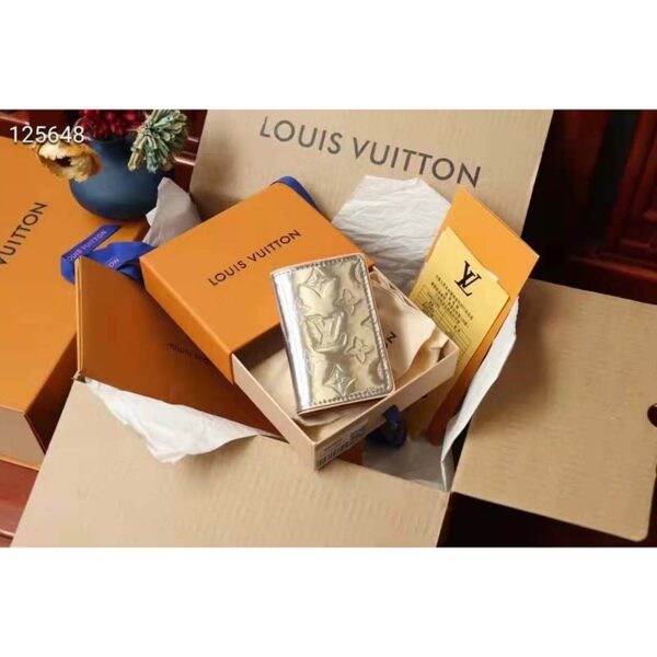 Louis Vuitton Unisex Slender Pocket Organizer Monogram Mirror Coated Canvas (5)