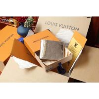 Louis Vuitton Unisex Slender Wallet Monogram Mirror Coated Canvas Monogram Flowers LVs
