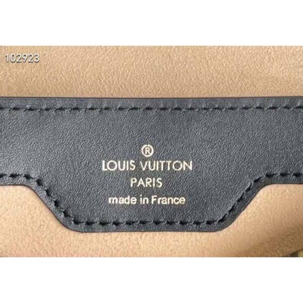 Louis Vuitton Unisex Trianon PM Handbag Monogram Coated Canvas Calfskin Leather Wood (10)