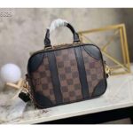 Louis Vuitton Unisex Valisette Souple BB Handbag Black Damier Ebene Coated Canvas – Bild 5