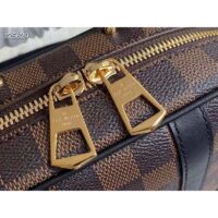 Louis Vuitton Unisex Valisette Souple BB Handbag Black Damier Ebene Coated Canvas