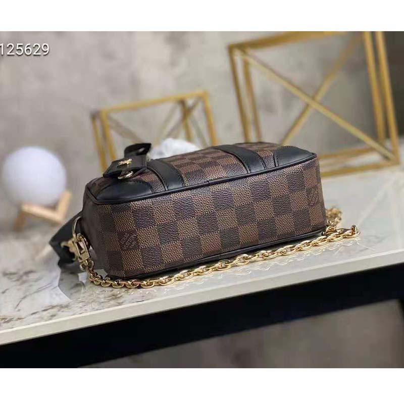 Сумка Louis Vuitton Valisette Souple BB Bag канва Damier Ebene