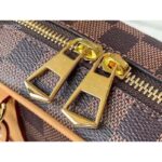 Louis Vuitton Unisex Valisette Souple BB Handbag Natural Beige Damier Ebene Coated Canvas - Image 7