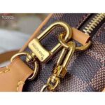 Louis Vuitton Unisex Valisette Souple BB Handbag Natural Beige Damier Ebene Coated Canvas - Image 8