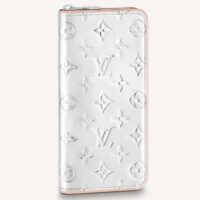 Louis Vuitton Unisex Zippy Wallet Vertical LV Mirror Mirror Monogram Mirror Coated Canvas