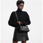 Louis Vuitton Women Marelle Handbag Black Epi Grained Cowhide Leather Canvas - Bild 11