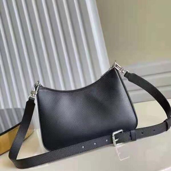 Louis Vuitton Women Marelle Handbag Black Epi Grained Cowhide Leather Canvas (8)