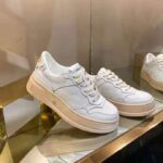 Gucci GG Unisex GG Embossed Sneaker White GG Embossed Leather with Smooth Leather - Image 4