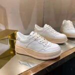 Gucci GG Unisex GG Embossed Sneaker White GG Embossed Leather with Smooth Leather - Image 2