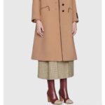 Gucci GG Women Boot with Interlocking G Red Leather with Oatmeal Tip – Bild 6